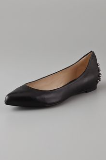 McQ by Alexander McQueen Pointy Toe Flats with Studs - Lyst