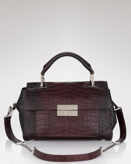 Michael Kors Quinn Small Top Handle Satchel in Purple (plum) - Lyst