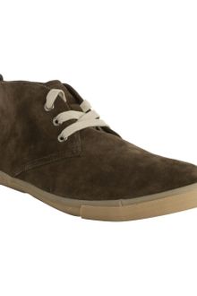 Prada Sport Musk Suede Lace Up Ankle Boots - Lyst