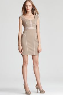 Rebecca Taylor Cap Sleeve Bustier Dress - Lyst