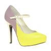 Asos Asos Priscilla Platform Leather High Shoes with Ankle Strap in Purple (lemonlilac) - Lyst