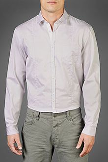 John Varvatos Slim Fit Shirt with Contrast Placket - Lyst