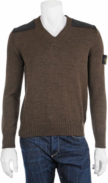 stone island brown sweatshirt