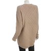 Bcbgmaxazria Camel Cottonwool Asymmetrical Cable Knit Sweater in Beige (camel) - Lyst