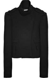 Miu Miu Wool and Angora-blend Cropped Jacket - Lyst