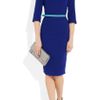 Antonio Berardi Stretchcrepe Dress in Blue - Lyst