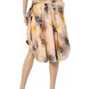 Vionnet Printed Cotton Skirt in Pink - Lyst