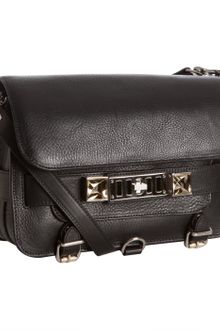 Proenza Schouler Black Leather Ps11 Classic Shoulder Bag - Lyst