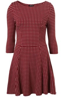 Topshop Spot Fit and Flare Dress - Lyst
