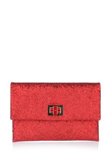 Anya Hindmarch Valorie Glitter Envelope Clutch - Lyst