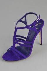 B Brian Atwood Lorrina Suede High Heel Sandals