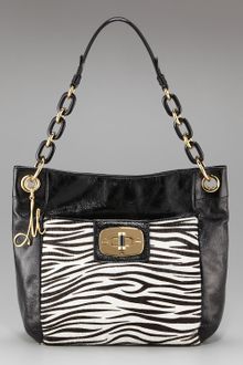 Milly Penelope Zebra-print Calf Hair Bag - Lyst