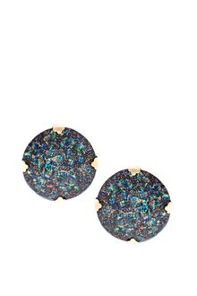 ASOS Collection Asos Glitter Stone Stud Earrings - Lyst
