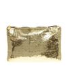 Asos Collection Asos Sequin Zip Top Clutch in Gold - Lyst
