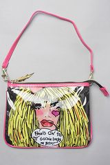 Betsey Johnson The Betseyville Betsey Squared Face Cosmetic Wristlet
