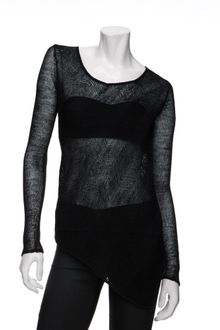Helmut Lang Diagonal Knit Sweater - Lyst