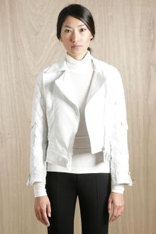 J.W. Anderson J.w. Anderson Womens Leather Biker Jacket - Lyst