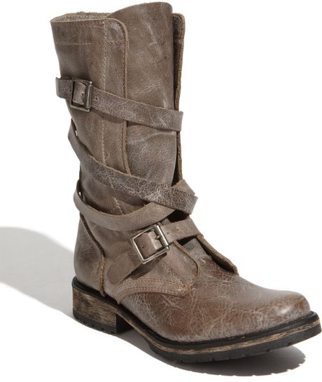 steve madden indra buckle boot