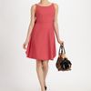 Valentino Cotton Bow Dress in Red (raspberry) - Lyst