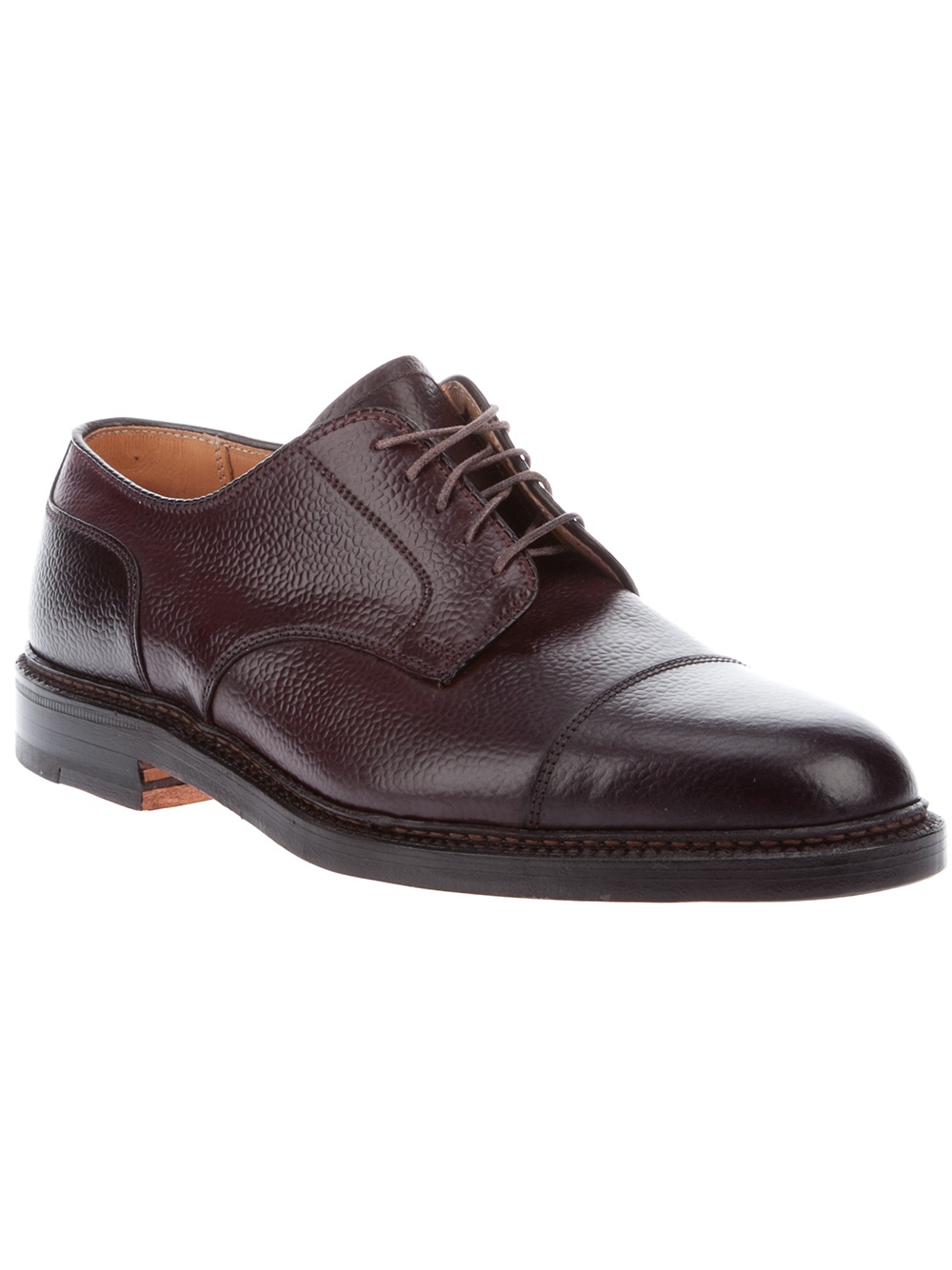 oxford shoes brown alden leather oxford shoe in brown for lyst oxford shoes brown alden leather oxford shoe in brown for lyst
