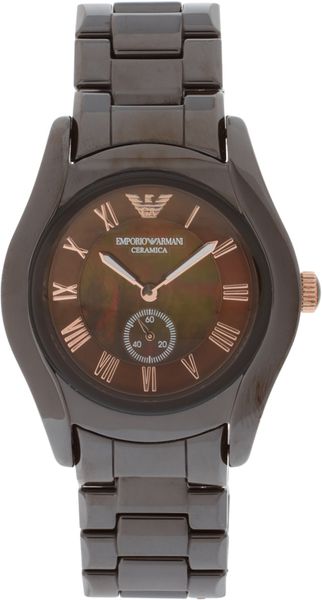 Emporio Armani Ceramic Watch - Lyst