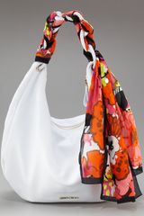 Jimmy Choo Scarf-handle Hobo