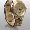 Michael Kors Gold Chronograph Watch in Gold - Lyst