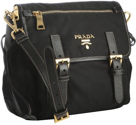 prada black nylon mini bag