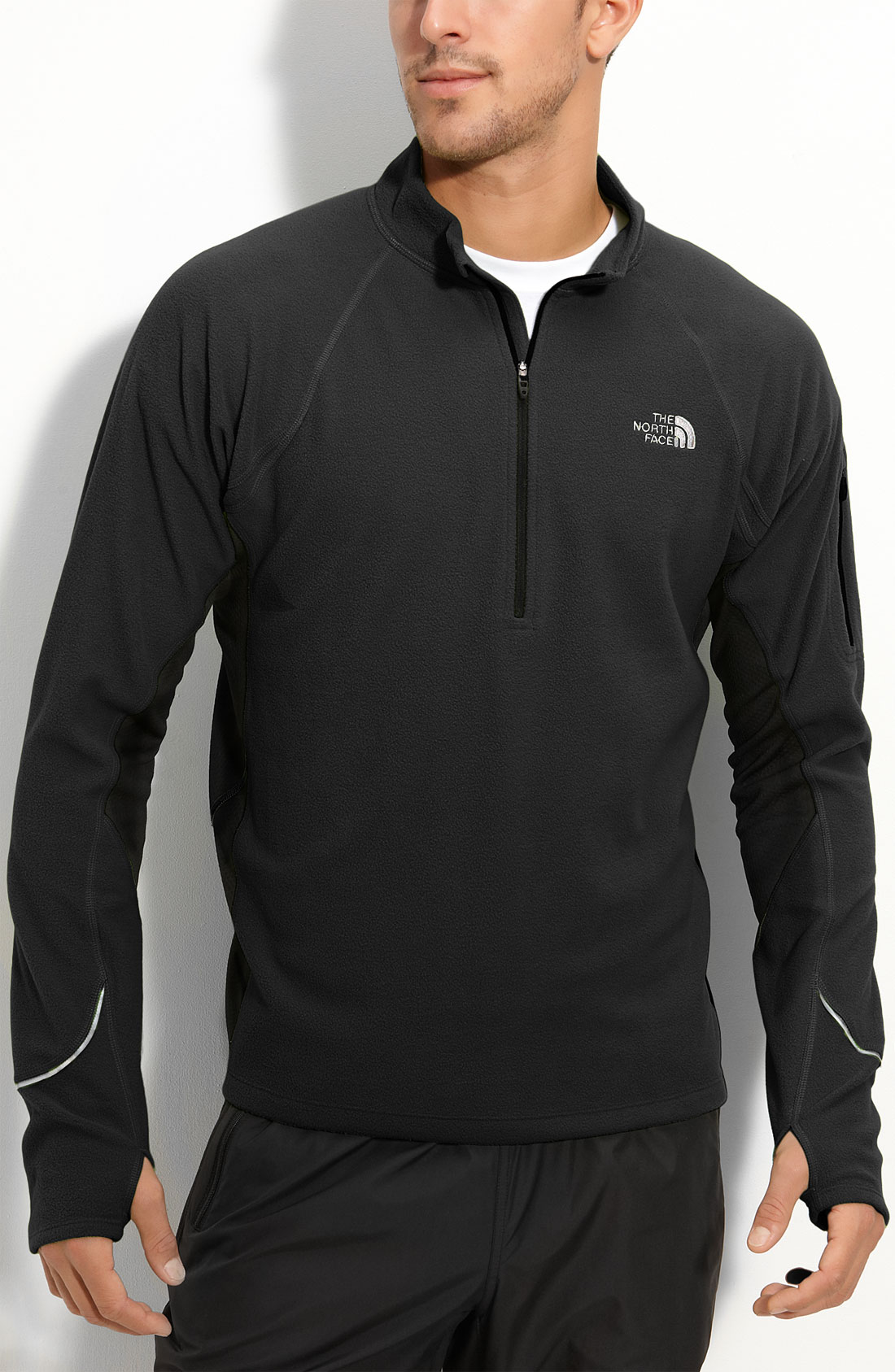 The north face half zip mens clearance