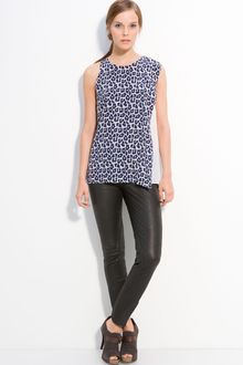 3.1 Phillip Lim Leopard Print Silk Top - Lyst