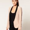 Asos Collection Asos Blazer with Contrast Lapel in Pink (rosecloud) - Lyst