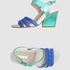 Dries Van Noten High Heeled Sandals in Multicolor (blue) - Lyst
