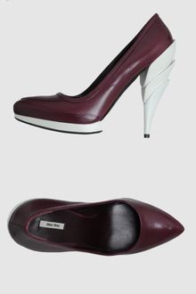 Miu Miu Platform Pumps - Lyst