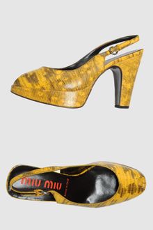 Miu Miu  Platform Sandals - Lyst