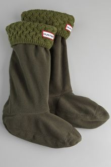 Hunter Basket Knit Welly Socks - Lyst