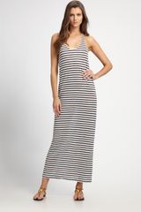 Joie Striped Linen Maxi Dress
