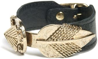  Leather Arrow Cuff 
