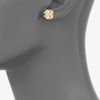 Tory Burch Logo Earrings in Gold - Lyst