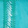 Burberry Prorsum Raffiatrimmed Suede Pencil Skirt in Blue (aqua) - Lyst