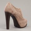 D’ambra Platform Bootie in Beige - Lyst
