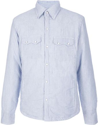 Earth Lab. Blue Western Shirt - Lyst