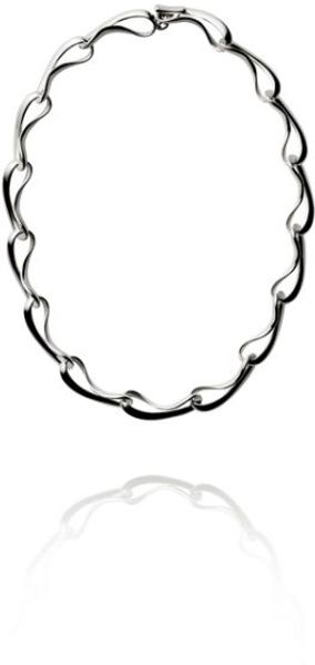 Georg Jensen Infinity Sterling Silver Necklace in Silver - Lyst