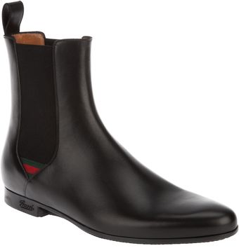 Gucci Leather Boot - Lyst