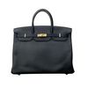 Hermes 40cm Black Clemence Birkin in Black - Lyst