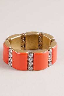 J.Crew Golden Stripe Bracelet - Lyst
