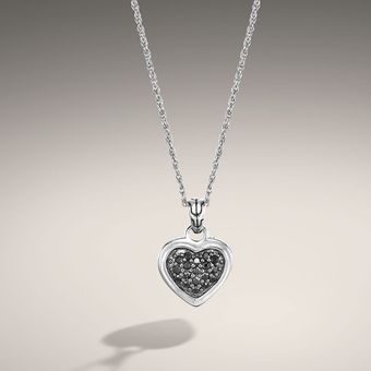  Heart Pendant On Chain Necklace 