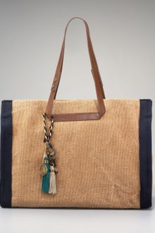 Lanvin Tote Ally Jute Tote Bag - Lyst