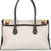 Proenza Schouler Ps1 Keep All Small Canvas and Leather Tote in Multicolor (taupe) - Lyst