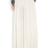 Rag & Bone Satintrimmed Silkchiffon Maxi Culottes in White (cream) - Lyst