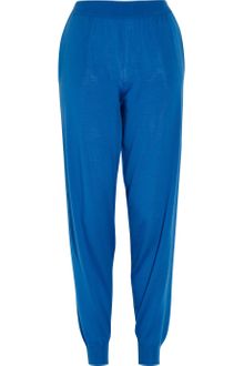 Stella McCartney Slouchy Fine Knit Wool Track Pants - Lyst